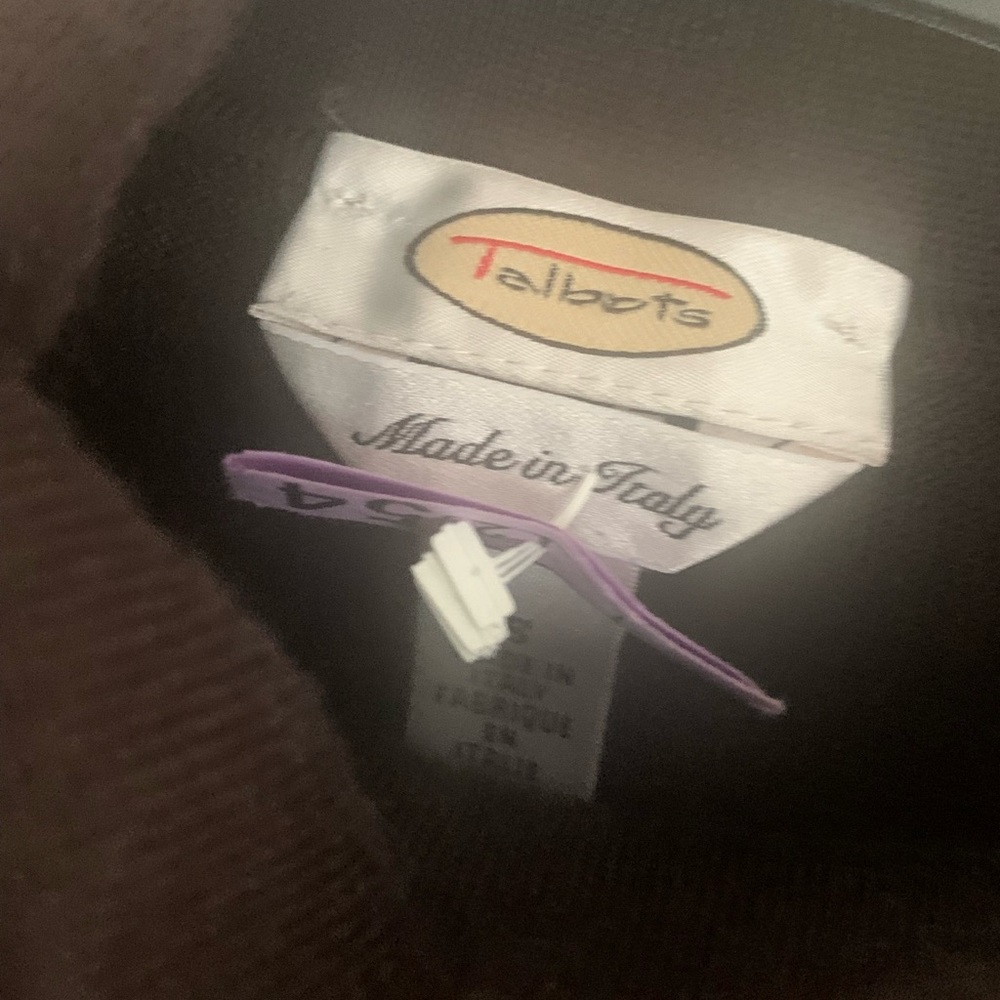 Talbots Split Neck Design Turtleneck Sweater Sz S… - image 3